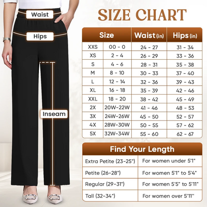 GlamorEase - Perfect Drape High Rise Pull-On Stretch Pants