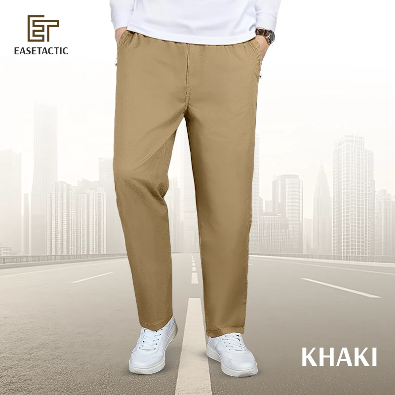 EaseTactic - Flex Fit Zipper-Pocket Durable Pants