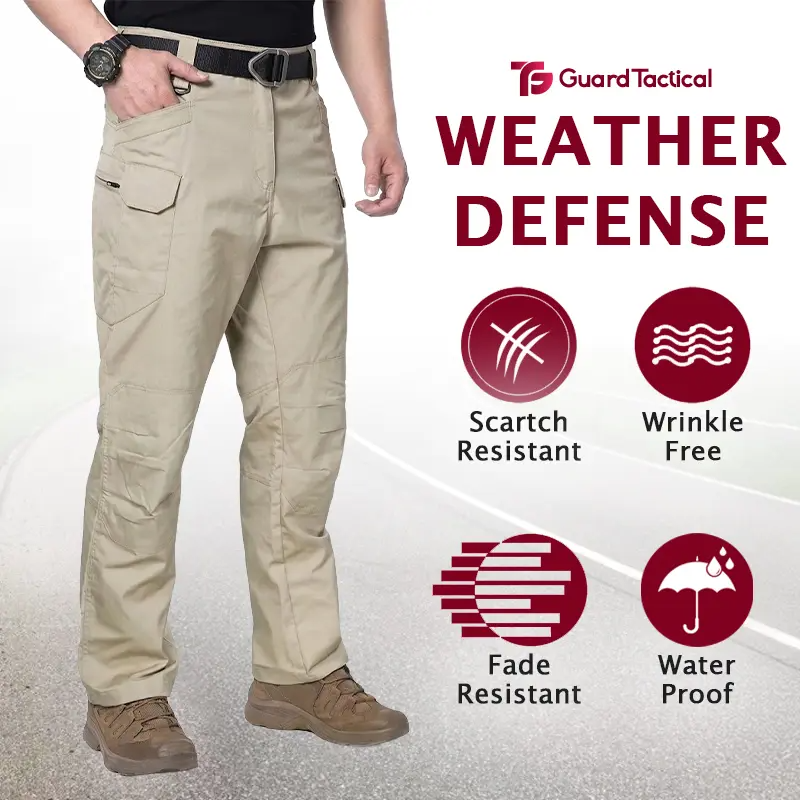 GuardTactical - Waterproof Stretch Multi-Pocket Cargo Pants